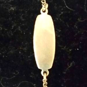 Sterling silver signature bracelet